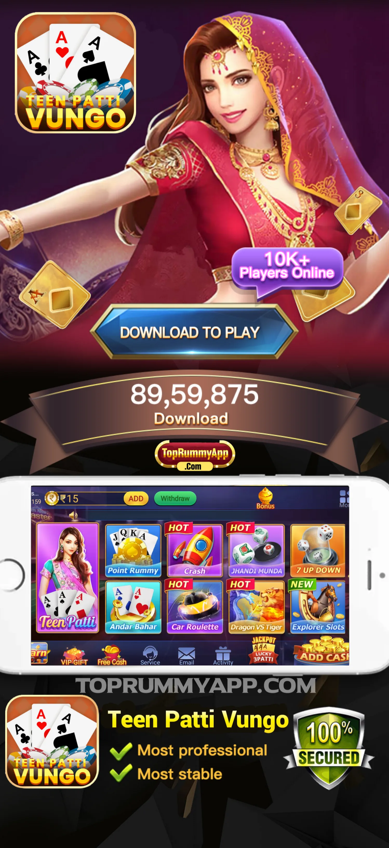 Teen Patti Vungo Apk Download Top Rummy App List 2023