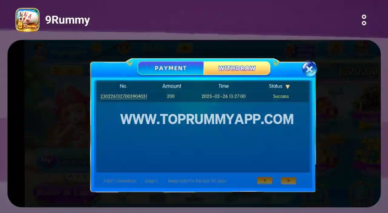 9 Rummy Payment Proof Top 20 Rummy App List 51 Bonus