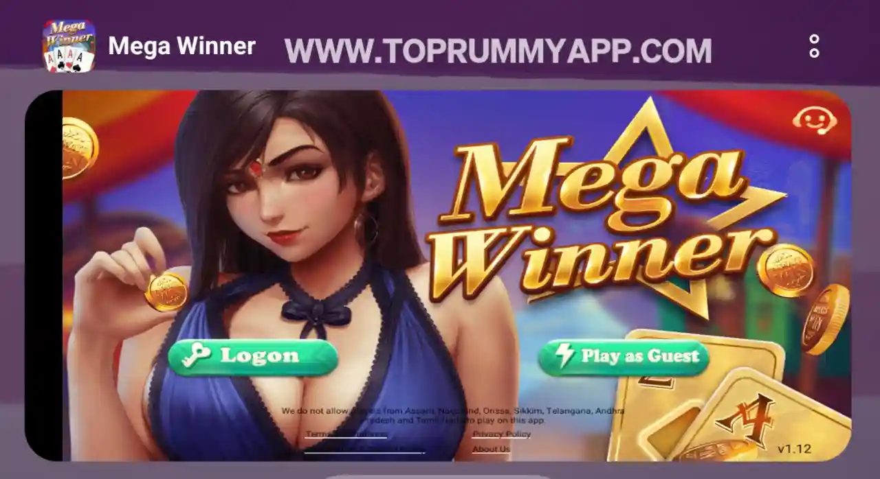Mega Winner App Top 20 Rummy App List 51 Bonus